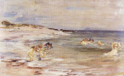 William mctaggart Bathing Girls,White Bay Cantire(Scotland)